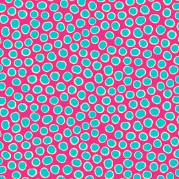 Reef Makower Fabric | Fish Spot Pink