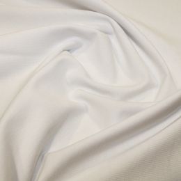 Organic Jersey Fabric Plain | White