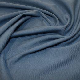 Organic Jersey Fabric Plain | Denim