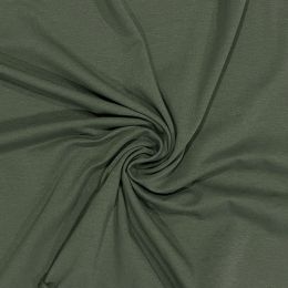 Organic Jersey Fabric Plain | Forest