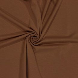 Organic Jersey Fabric Plain | Taupe