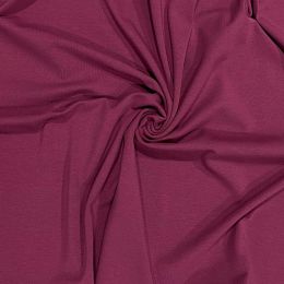 Organic Jersey Fabric Plain | Berry