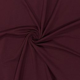 Organic Jersey Fabric Plain | Damson