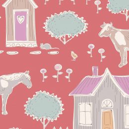 Tiny Farm Tilda Fabric | Rosehip