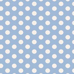 Tilda Medium Dots Classic Fabric | Blue