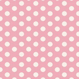 Tilda Medium Dots Classic Fabric | Pink