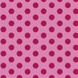 Tilda Classics Fabric | Medium Dots Maroon