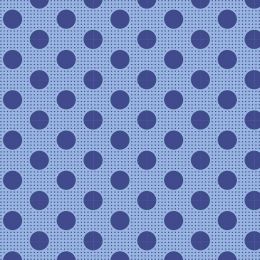 Tilda Medium Dots Classic Fabric | Denim Blue