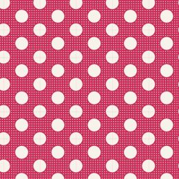 Tilda Medium Dots Classic Fabric | Red