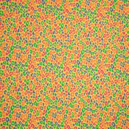 Jersey Cotton Fabric | Melange Panther Yellow Multi
