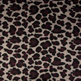 Wool Safari Fabric | Camel Fuchsia