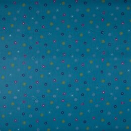 Country Days Fabric | Floral Spot Petrel