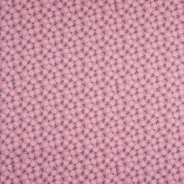 Floral Ditsy Fabric | Fuchsia Grey