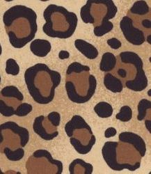 Cotton Print Fabric | Beige Leopard