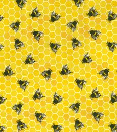 Cotton Print Fabric | Honey Bee
