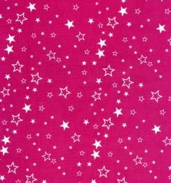21w Needlecord Fabric | Starry Sky Cerise