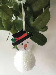 Pom Pom Decoration Kits | Snowman