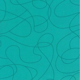 Extra Wide Fabric | Squiggle Jade