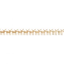 Festive Trimmings, 20mm | Metallic Reindeer