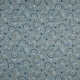 Floral Cascade Fabric | Graphics Dusty Mint