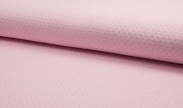 Double Layered Pointelle Fabric | Light Rose