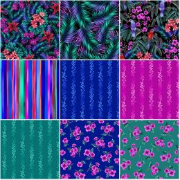 Fabric Strip Pack | Tropical Gardens