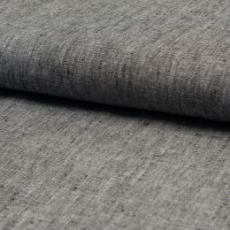 Georgio 100% Linen Fabric | Dark Grey