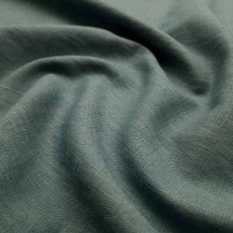 Premium Enzyme Washed Linen Touch Fabric | Teal