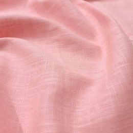 Premium Enzyme Washed Linen Fabric | Rose