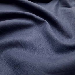 Premium Enzyme Washed Linen Fabric | Denim