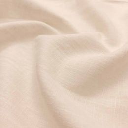 Premium Enzyme Washed Linen Fabric | Ivory