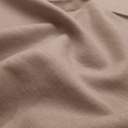 Premium Enzyme Washed Linen Touch Fabric | Grey
