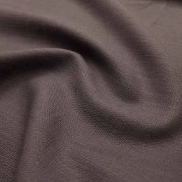 Premium Enzyme Washed Linen Touch Fabric | Pewter