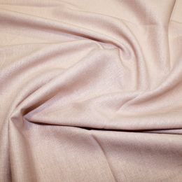 Stretch Linen & Viscose Fabric | Nude