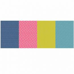 Wildflower Honey Fabric | Panel Stripe Multi