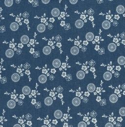 Long Island Printed Denim Fabric