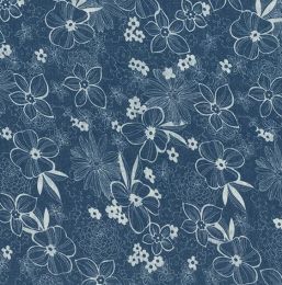 Long Island Printed Denim Fabric
