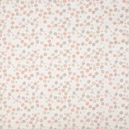 Organic Cotton Fabric | Pin Dots Old Rose