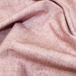 John Louden Linen Texture Fabric | Rose