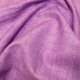 John Louden Linen Texture Fabric | Amethyst