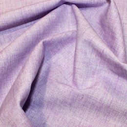 John Louden Linen Texture Fabric | Lavender