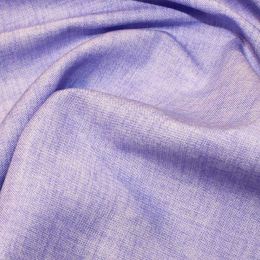 John Louden Linen Texture Fabric | Lilac