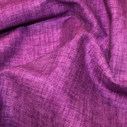 John Louden Linen Texture Fabric | Magenta