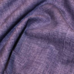 John Louden Linen Texture Fabric | Violet