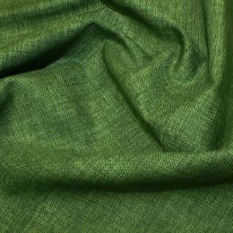 John Louden Linen Texture Fabric | Emerald