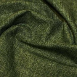 John Louden Linen Texture Fabric | Hunter