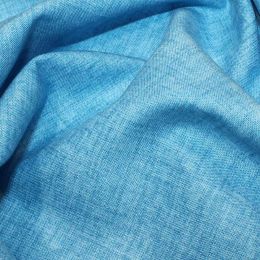 John Louden Linen Texture Fabric | Peacock