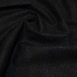 John Louden Linen Texture Fabric | Black