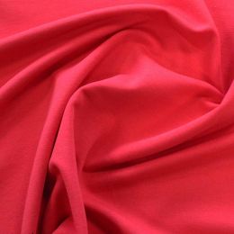 Organic French Terry Jersey Fabric | Red