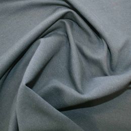 Organic French Terry Jersey Fabric | Denim